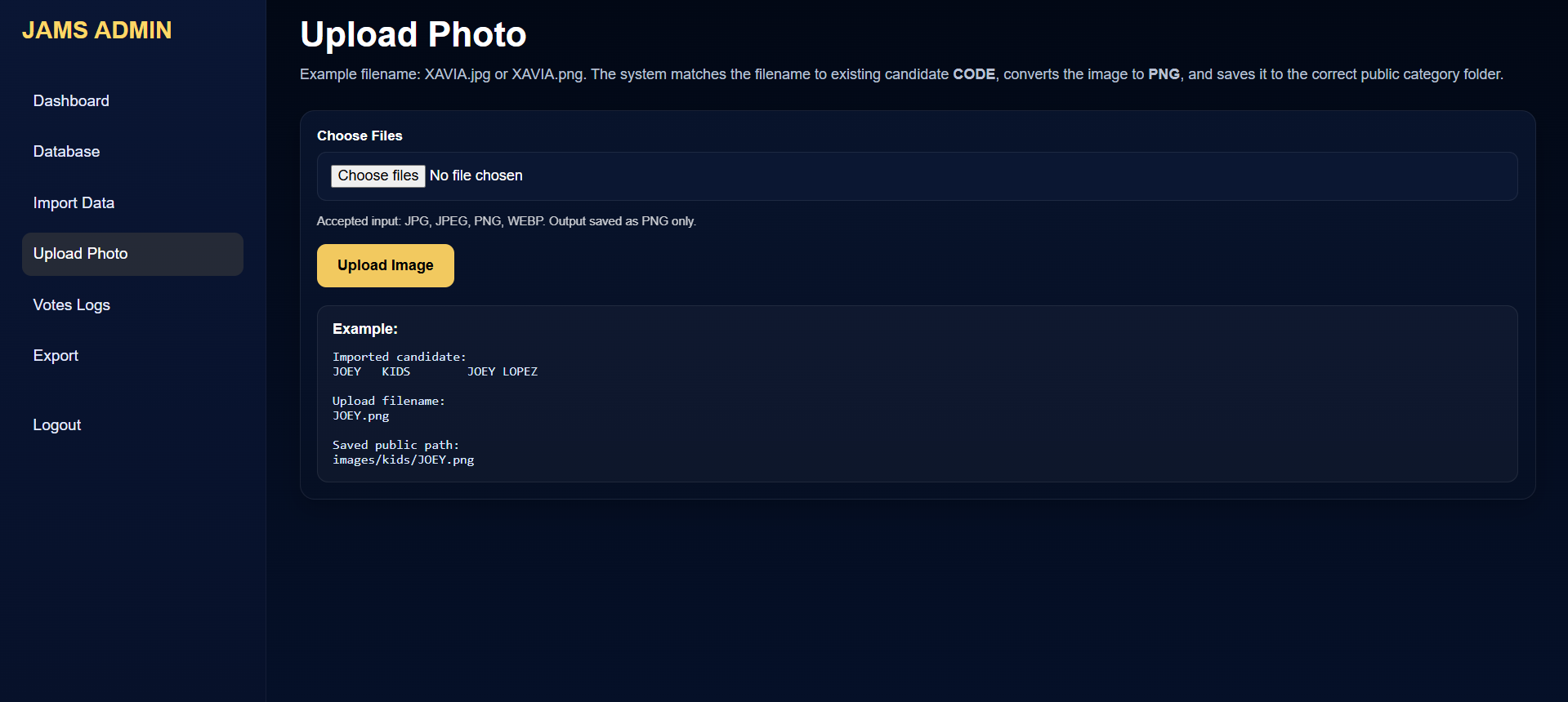 JAMSAP TV Batch 5 Voting